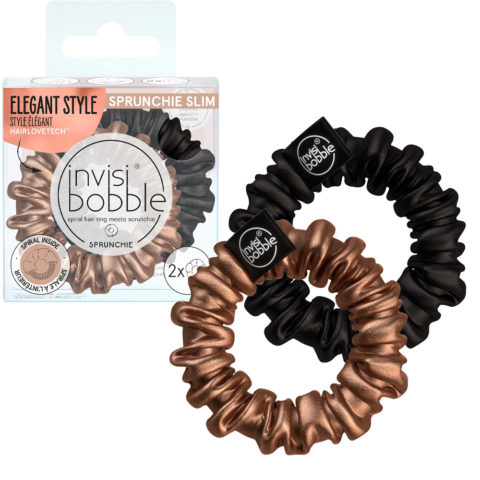 Invisibobble Sprunchie Slim True Golden pack 2 - pack of 2 sprunchie