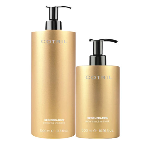 Cotril Regeneration Shampoo 1000ml Mask 500ml