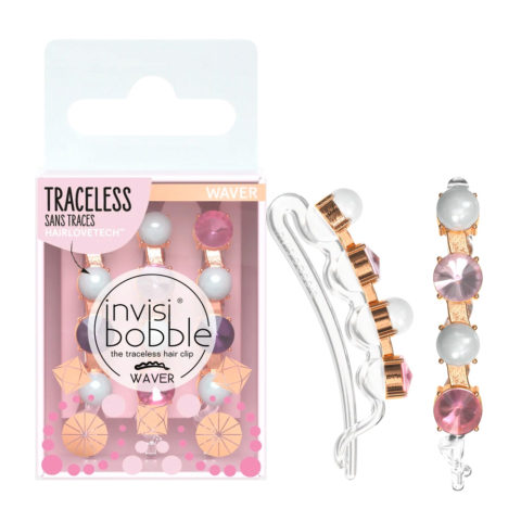 Invisibobble Waver To Bead Or Not To Bead British Royal - Hairpin for hairstyles with pearls and colored stones