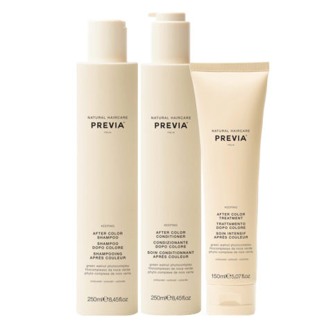 Previa Keeping After Color Shampoo250ml Conditioner250ml Treatment150ml