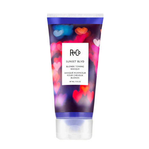 R + Co Sunset Blvd Blonde Toninig Masque 147ml - mask for blonde, gray and white hair