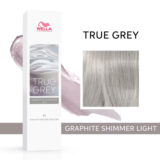 Wella True Grey Graphite Shimmer Light 60ml - toner for smokey-gray hair