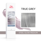 Wella True Grey Steel Glow Medium 60ml - toner for steel-gray hair