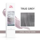 Wella True Gray Steel Glow Dark 60ml - toner for steel-gray hair