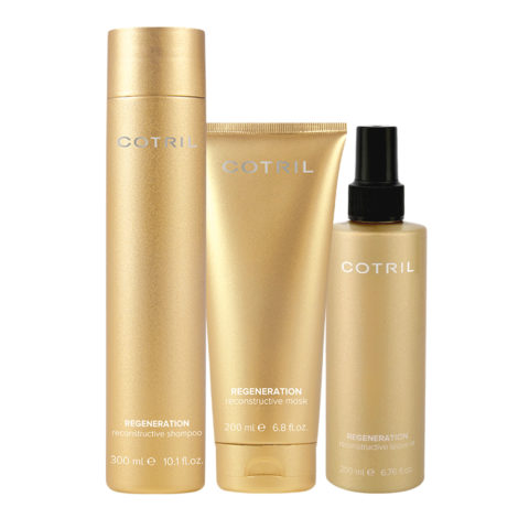 Cotril Regeneration Shampoo 300ml Mask 200ml Leave-In Conditioner 200ml