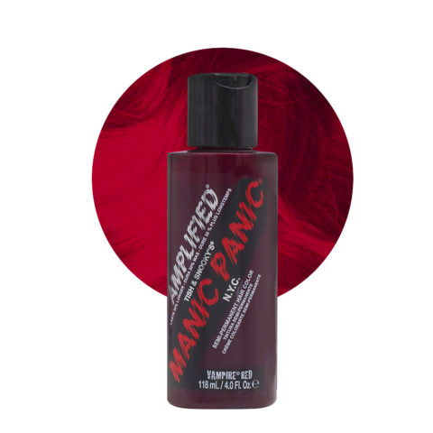 Manic Panic Amplified Cream Formula Vampire Red 118ml - long lasting semi-permanent color