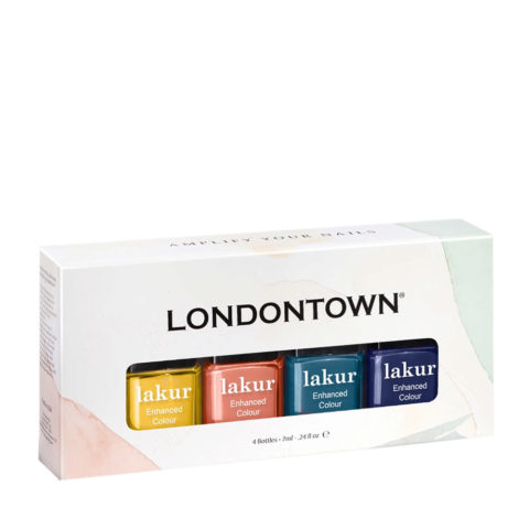 LondonTown Lakur Bohemian Fantasy Daisy Kit Set 4x7ml - mini nail polish set