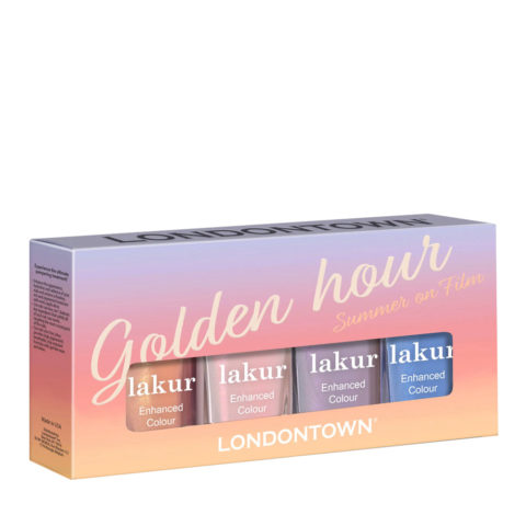 LondonTown Golden Hour Kit 4x7ml - mini size nail polish set