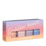 LondonTown Golden Hour Kit 4x7ml - mini size nail polish set