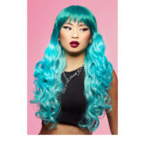 Manic Panic Mermaid Ombre Siren Wig - blue-green colored wig