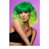 Manic Panic Venus Envy Trash Goddess Wig - neon yellow electric green wig