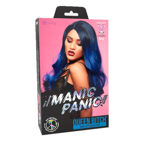 Manic Panic After Midnight Ombre Queen Bitch Wig - blue wig