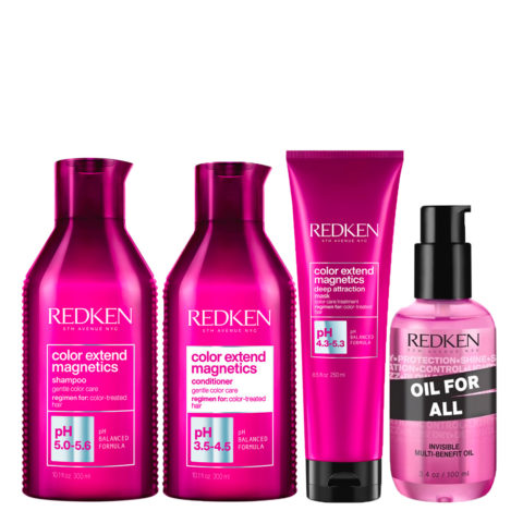 Redken Color Extend Magnetics Shampoo 300ml Conditioner 300ml Mask 250ml Oil 100ml
