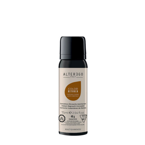 Alterego Color Retouch Light Chestnut75ml - light brown spray color retouch