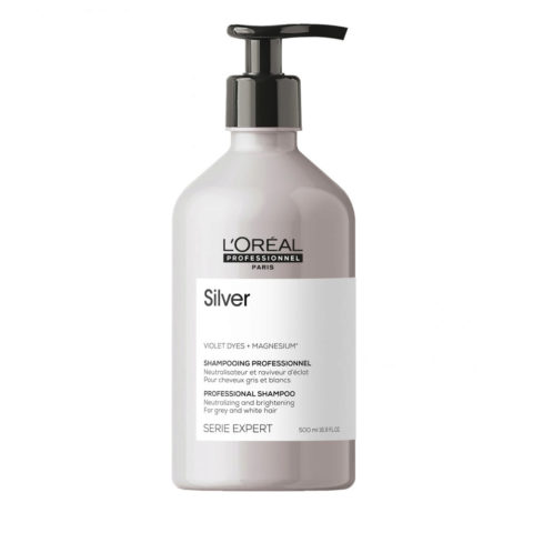 L'Oréal Professionnel Paris Serie Expert Silver Shampoo 500ml - anti-yellow shampoo