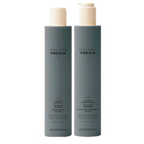 Previa Silver Blonde Silver Shampoo 250ml Conditioner 250ml