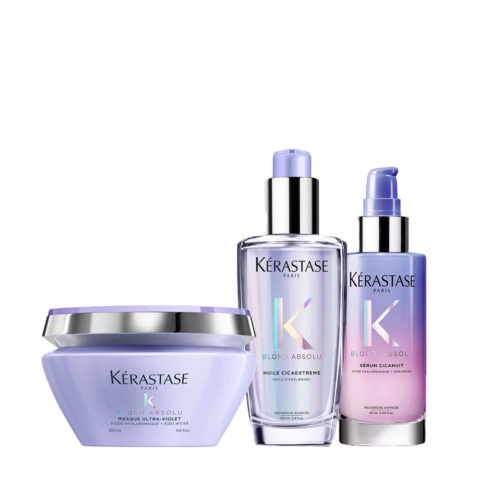 Kerastase Blond Absolu Masque Cicaextreme 200ml Huile Cicaextreme 100ml Serum Cicanuit 90ml