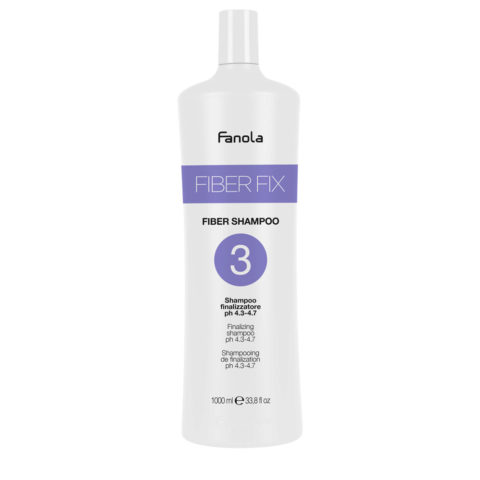 Fanola Fiber Fix Fiber Shampoo n ° 3 1000ml - finalizer shampoo ph4.3-4.7