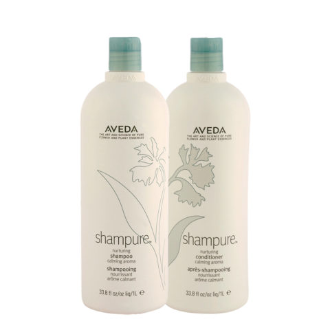 Aveda Shampure Nurturing  Shampoo 1000ml Conditioner 1000ml