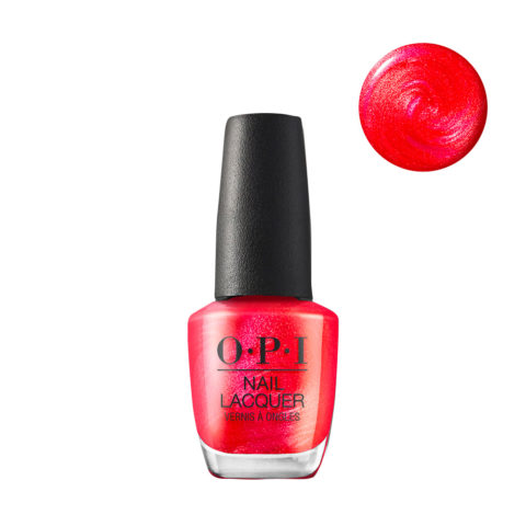 Opi Nail Lacquer Spring NLD55 Heart and Con-soul 15ml - pearl red nail polish