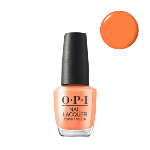 OPI Nail Lacquer Spring NLD54 Trading Paint 15ml - orange nail polish