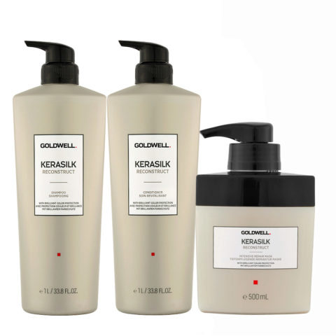 Goldwell Kerasilk Reconstruct  Shampoo1000ml Conditioner1000ml Mask500ml