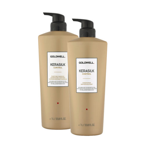 Goldwell Kerasilk Control Purifying Shampoo1000ml Conditioner1000ml