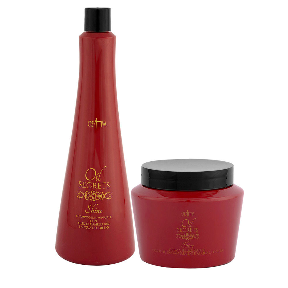 Creattiva Oil Secrets Shine Shampoo1000ml Mask500ml