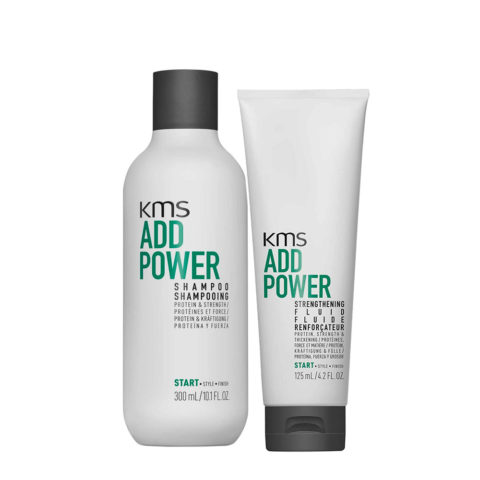 KMS Add Power Shampoo 300ml Strengthening Fluid 125ml
