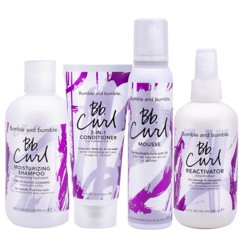 Bumble and bumble. Bb. Curl Shampoo 250ml Conditioner 200ml Mousse 150ml Reactivator 250ml