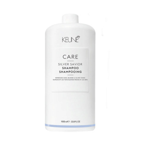 Keune Care line Silver savior Shampoo 1000ml - Anti Brass Shampoo For Silver Hair