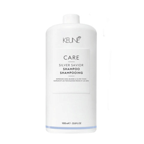 Keune Care line Silver savior Shampoo 1000ml - Anti Brass Shampoo For Silver Hair