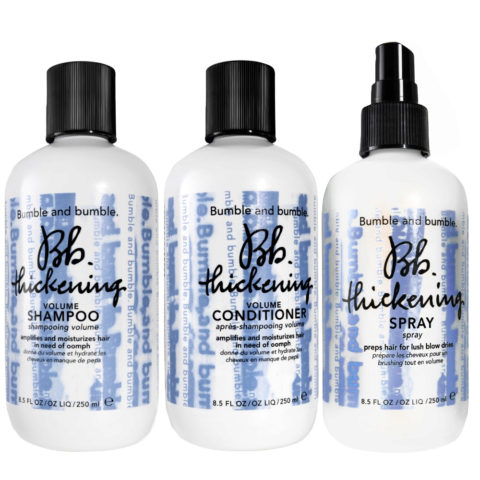 Bumble and bumble. Bb. Thickening Volume Shampoo 250ml Conditioner 250ml Spray 250ml