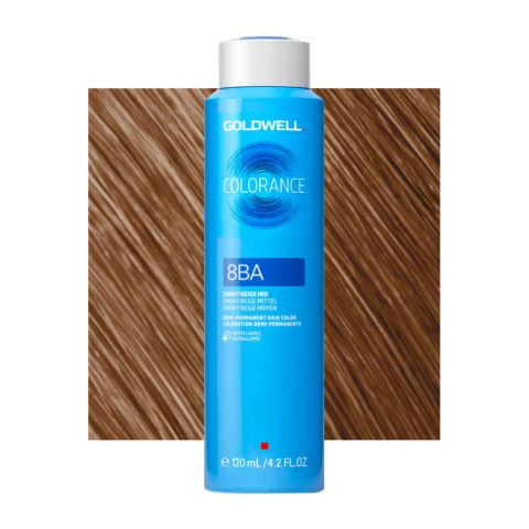 8BA Light blond smoke beige Goldwell Colorance Cool blondes can 120ml