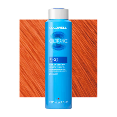 9KG Extra light copper gold Goldwell Colorance Warm reds can 120ml