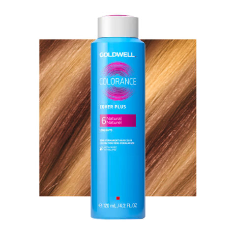 6 Natural Naturel Dark Blonde Goldwell Colorance Cover Plus Naturals can 120ml