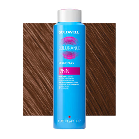7 NATURAL Mid blonde Goldwell Colorance Cover plus Naturals can 120ml