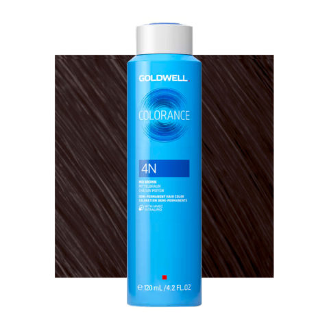 4N Natural Mid Brown Goldwell Colorance Naturals Can 120ml