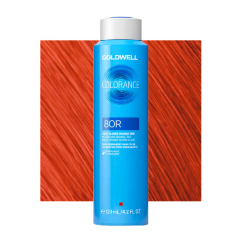 8OR Light blonde orange-red Goldwell Colorance Warm reds can 120ml