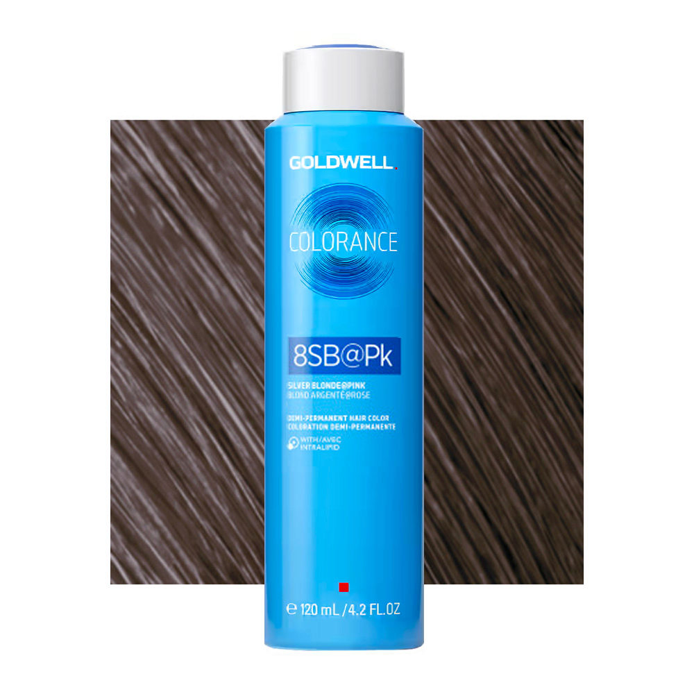 8SB@Pk Pink illuminated silver blond Goldwell Colorance Elumenated naturals can 120ml