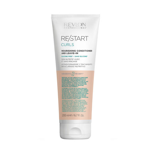 Revlon Restart Nourishing Conditioner Leave In 200ml - conditioner for curly hair