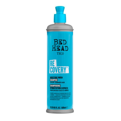 Tigi Bed Head Recovery Moisture Rush Shampoo 600ml - shampoo for dry and damaged hair