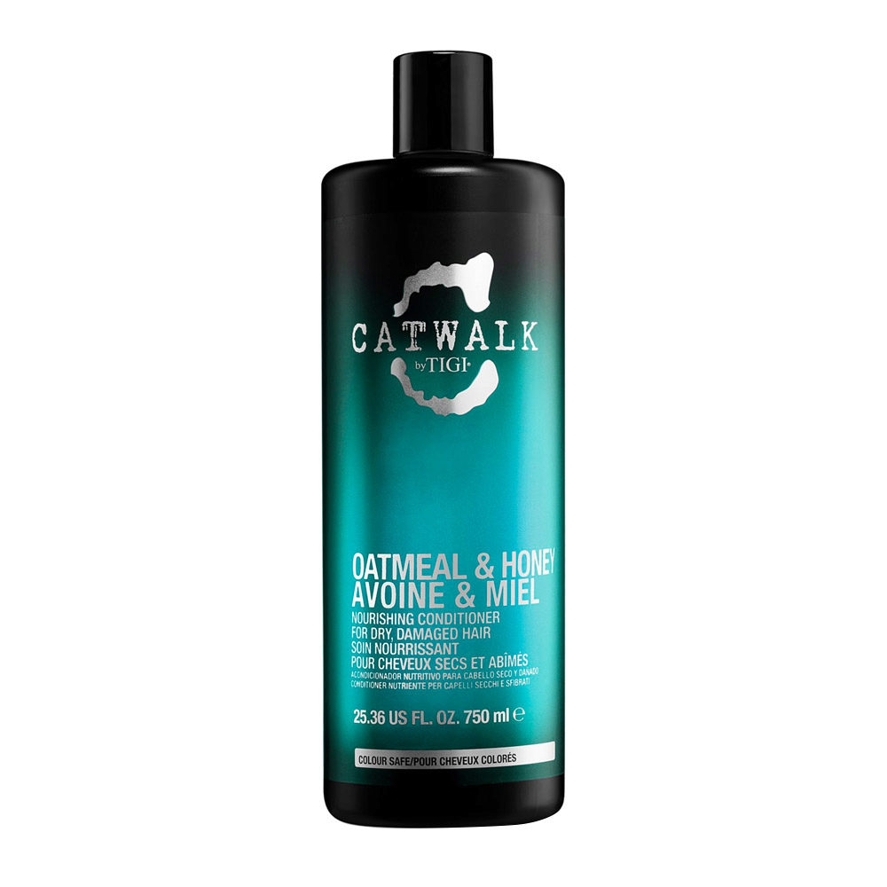 Tigi Catwalk Oatmeal & Honey Nourishing Conditioner 750ml - moisturising conditioner for dry hair