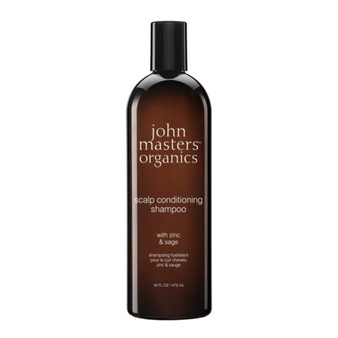 John Masters Organics Shampoo With Conditioner With Zinc & Sage 473ml - shampoo for dry scalp with zinc and sage