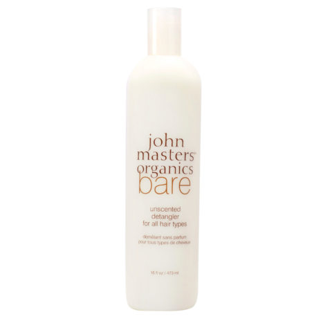 John Masters Organics Bare Unscented Detangler For All Hair Types 473ml - fragrance-free conditioner