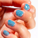 Mesauda MNP Gel Polish 51 Blue Glitter 10ml - semi-permanent gel polish