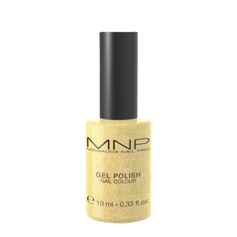 Mesauda MNP Gel Polish 52 Gold Glitter 10ml - semi-permanent gel polish