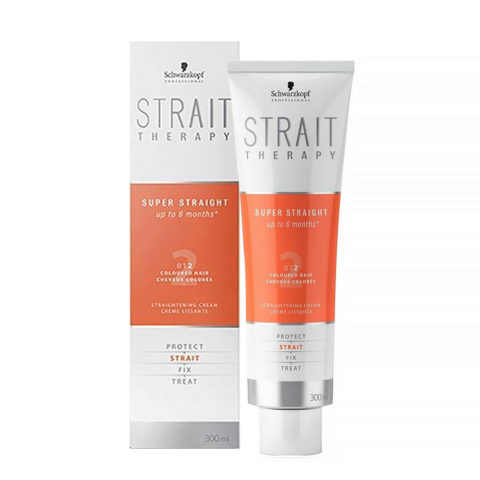 Schwarzkopf Strait Styling Therapy Straightening 2 Coloured Hair 300ml - Straightening system for coloured hair