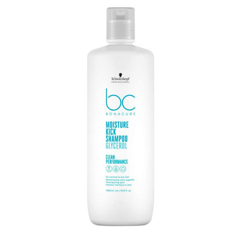 Schwarzkopf BC Bonacure Moisture Kick Shampoo Glycerol 1000ml - shampoo for dry hair