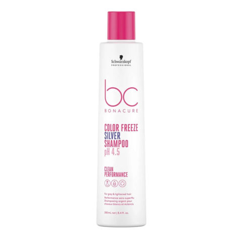 Schwarzkopf BC Bonacure Color Freeze Silver Shampoo pH 4.5 250ml - pigmented shampoo for cool colours